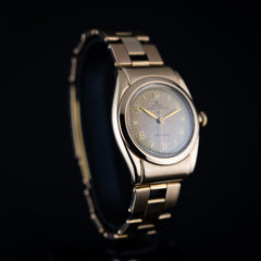 Rolex bubbleback ref 3065 en or jaune