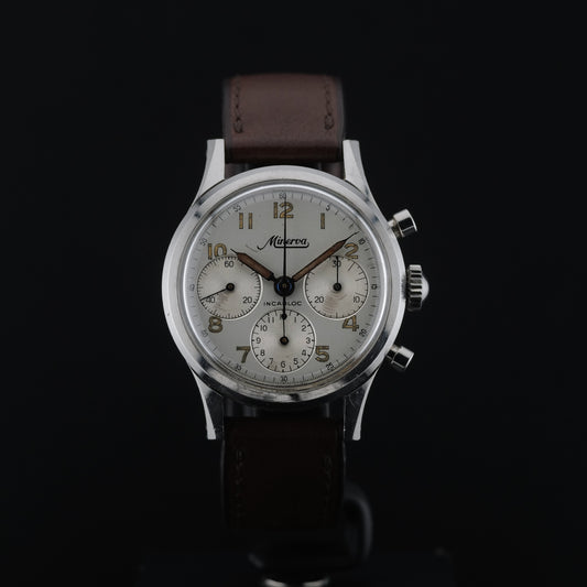Minerva Chronographe Suédois - Valjoux 72