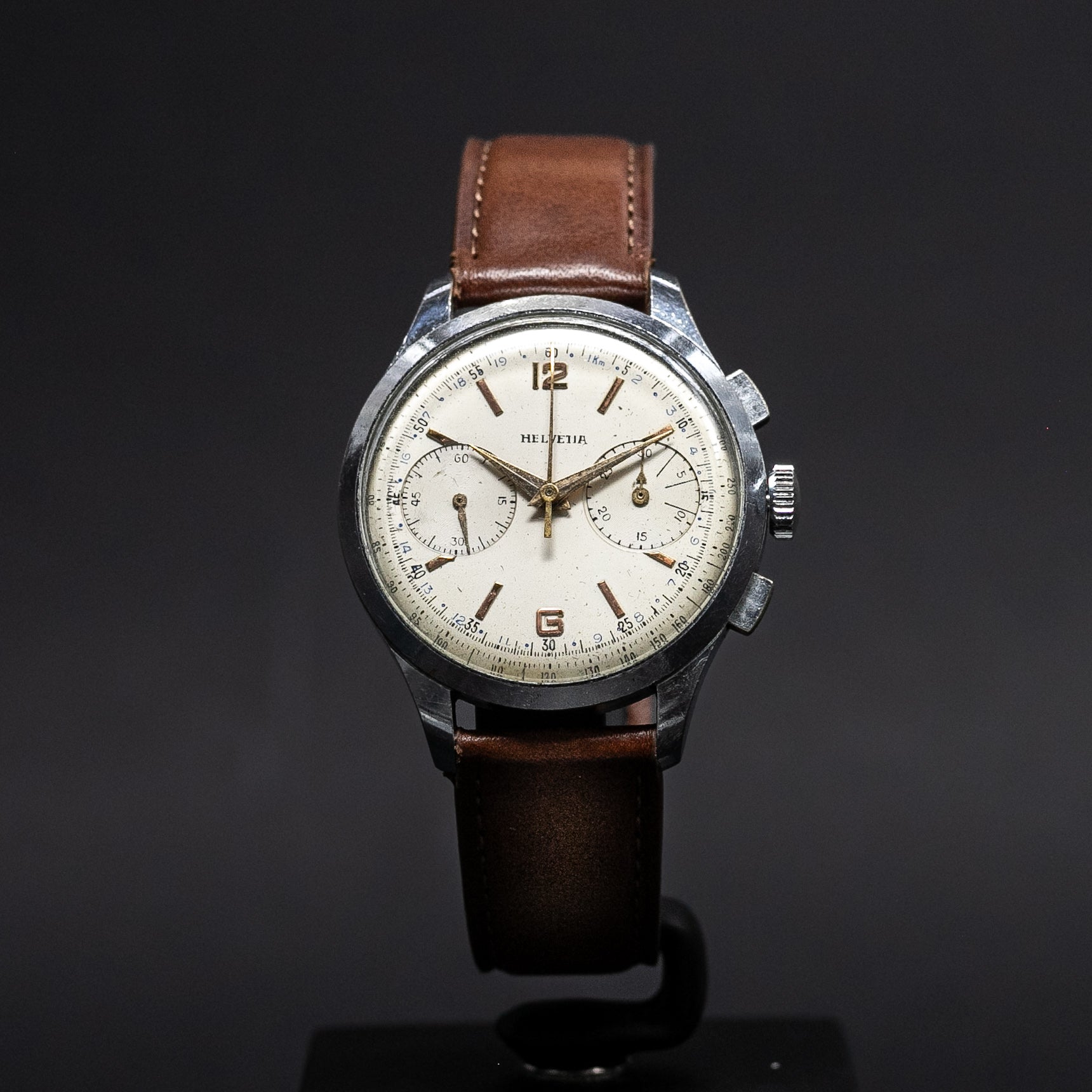 Helvetia chronographe Valjoux 23 - L'Atelier du Temps