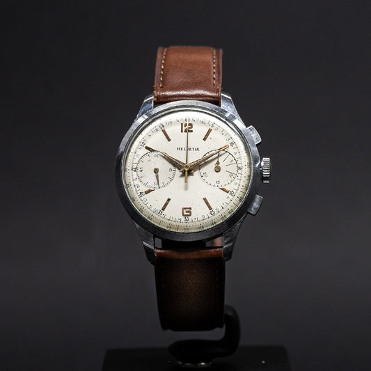 Helvetia chronographe Valjoux 23 - L'Atelier du Temps