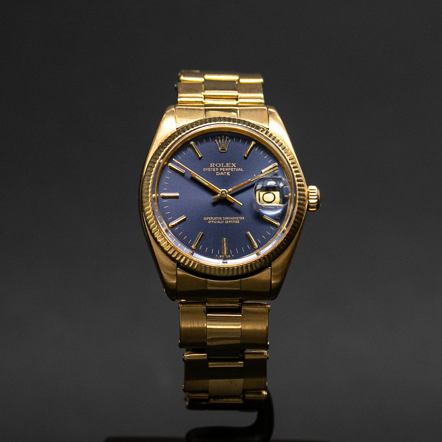 Rolex Date en Or jaune réf. 1503 - L'Atelier du Temps