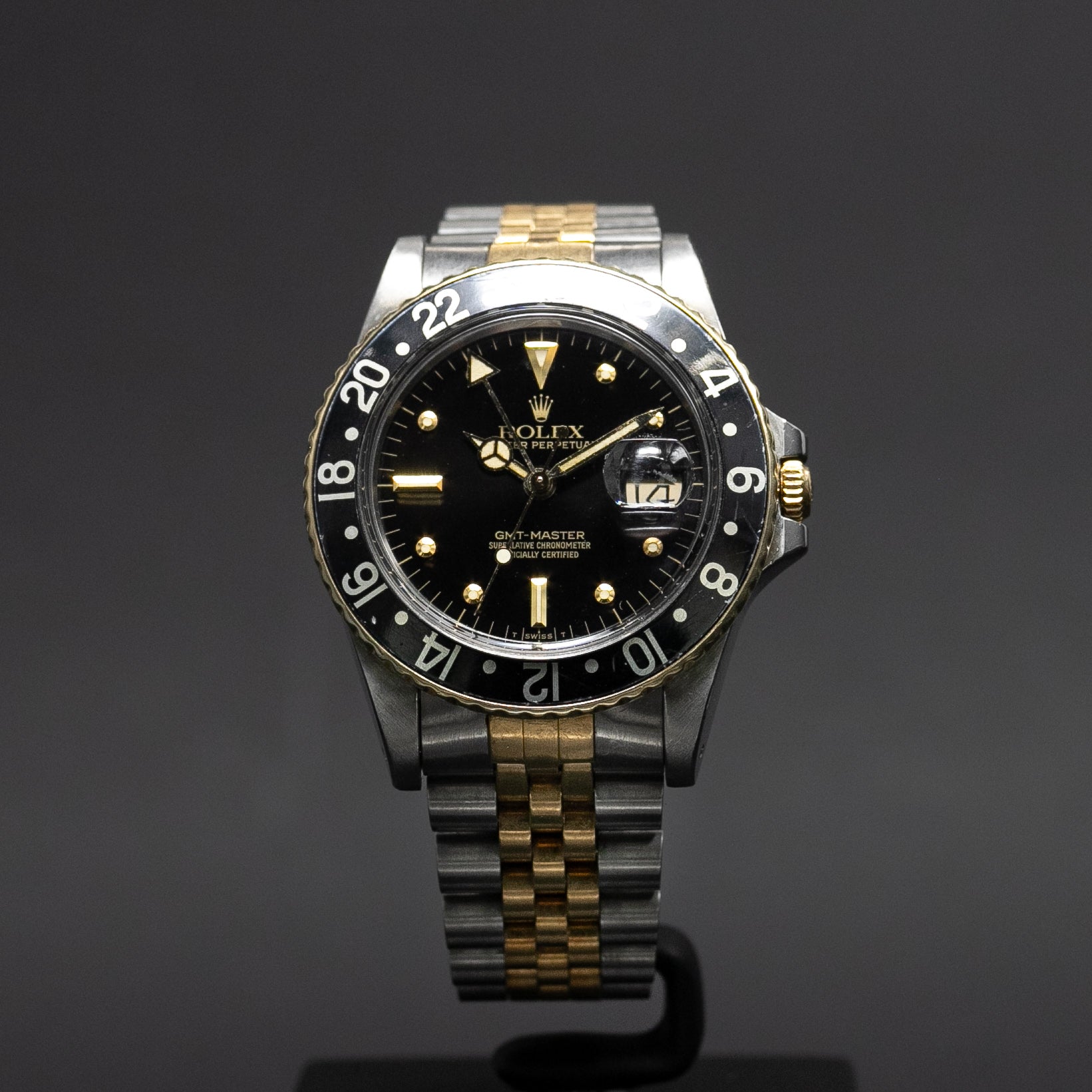 Shops rolex gmt or acier