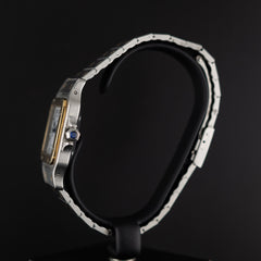 Cartier Santos ref 2961 en or et acier