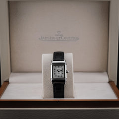 Full set - Jaeger Lecoultre Reverso "Night and Day" en acier et diamand