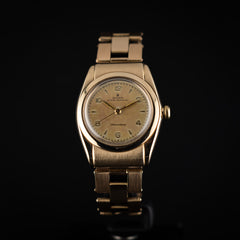 Rolex bubbleback ref 3065 en or jaune