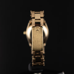 Rolex bubbleback ref 3065 en or jaune