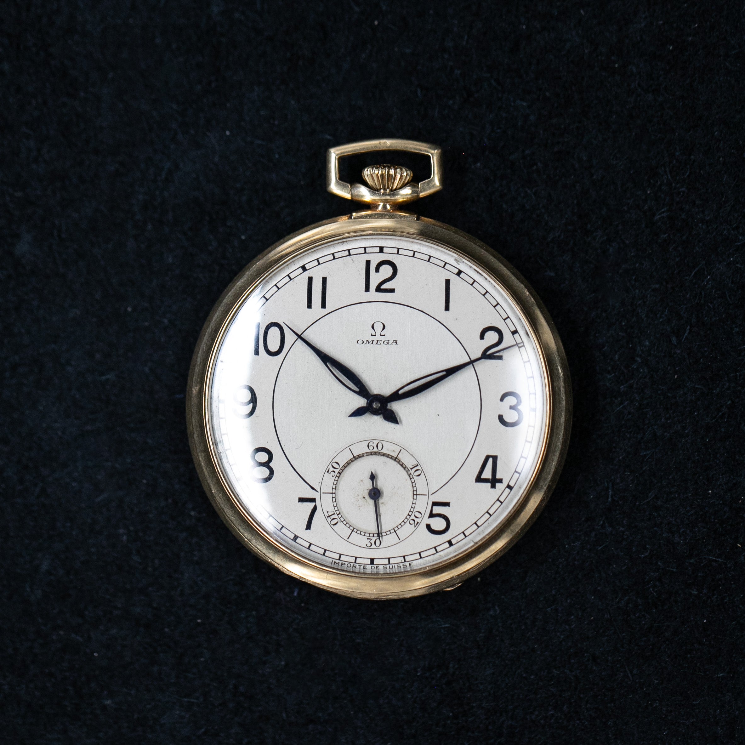 Montre à gousset Omega art deco - L'Atelier du Temps
