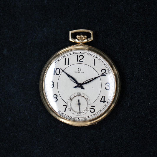 Montre à gousset Omega art deco - L'Atelier du Temps