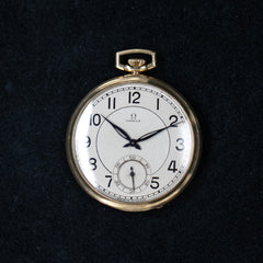 Montre à gousset Omega art deco - L'Atelier du Temps