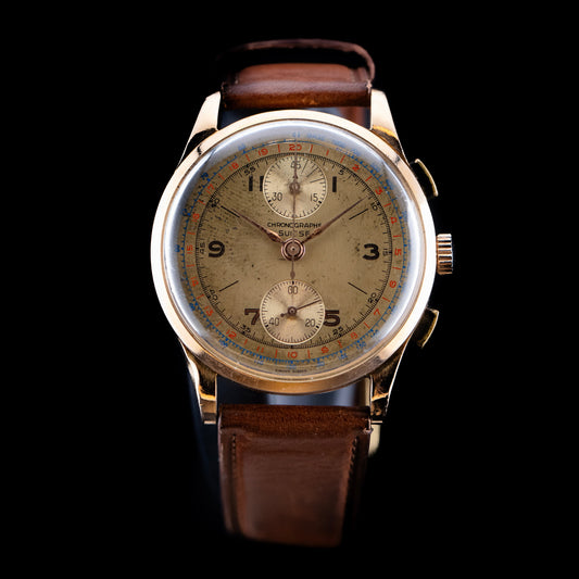 Chronographe Suisse en Or (1950’s)