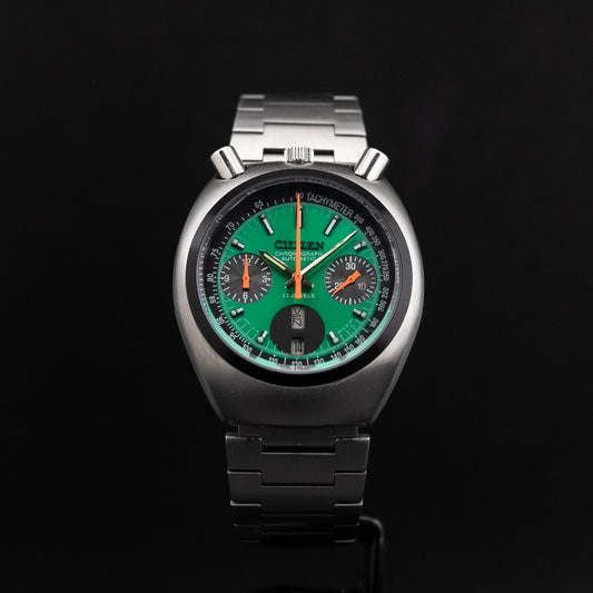Citizen Bull Head Green "Brad pitt" 67-9011 NOS