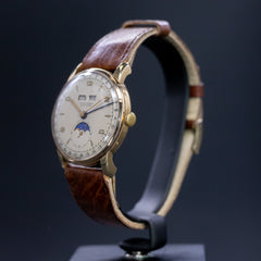 Ulysse Nardin Quantième Annuel Phase de Lune en Or Jaune - L'Atelier du Temps