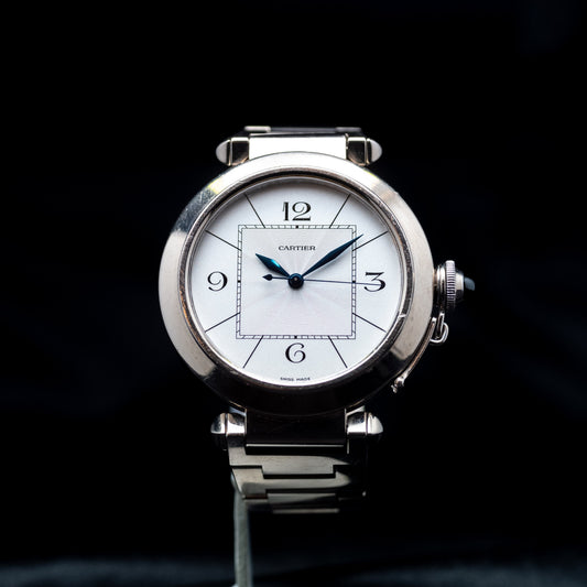 Cartier Pasha or blanc - L'Atelier du Temps