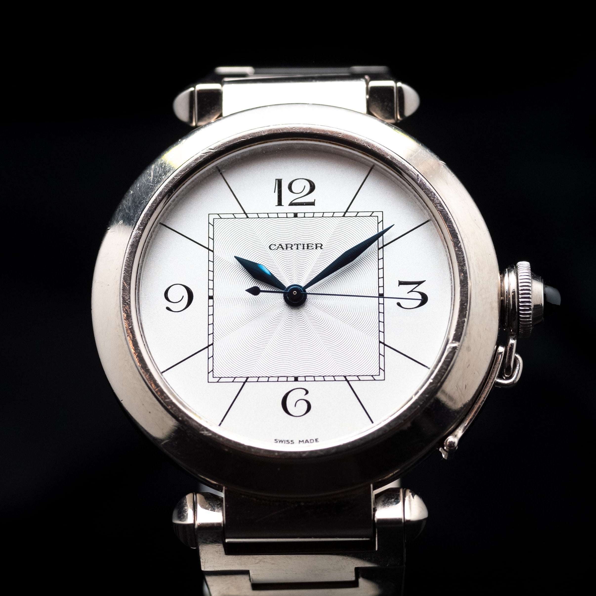 Cartier Pasha or blanc - L'Atelier du Temps