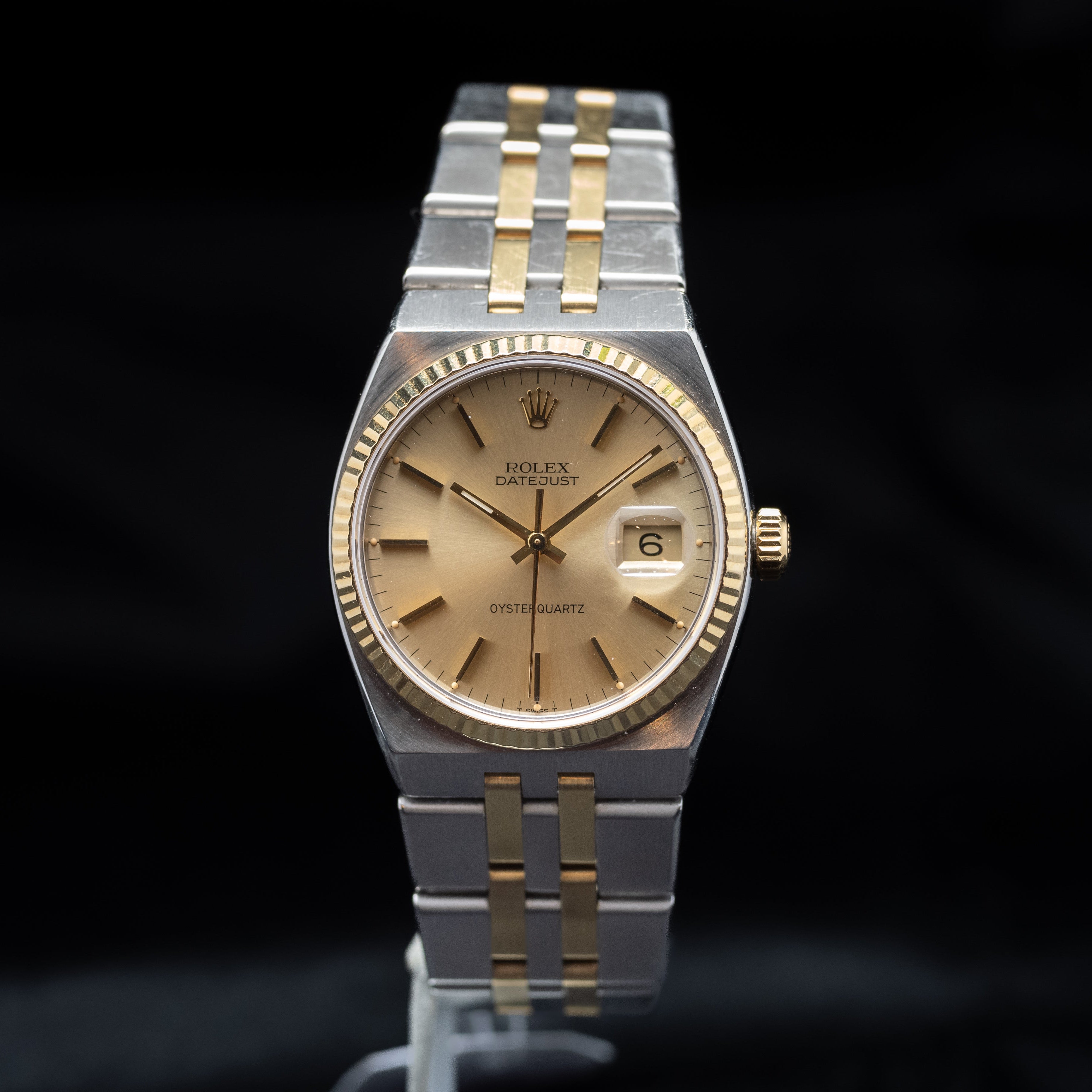 Rolex Datejust Oysterquartz or et acier ref.17013 - L'Atelier du Temps
