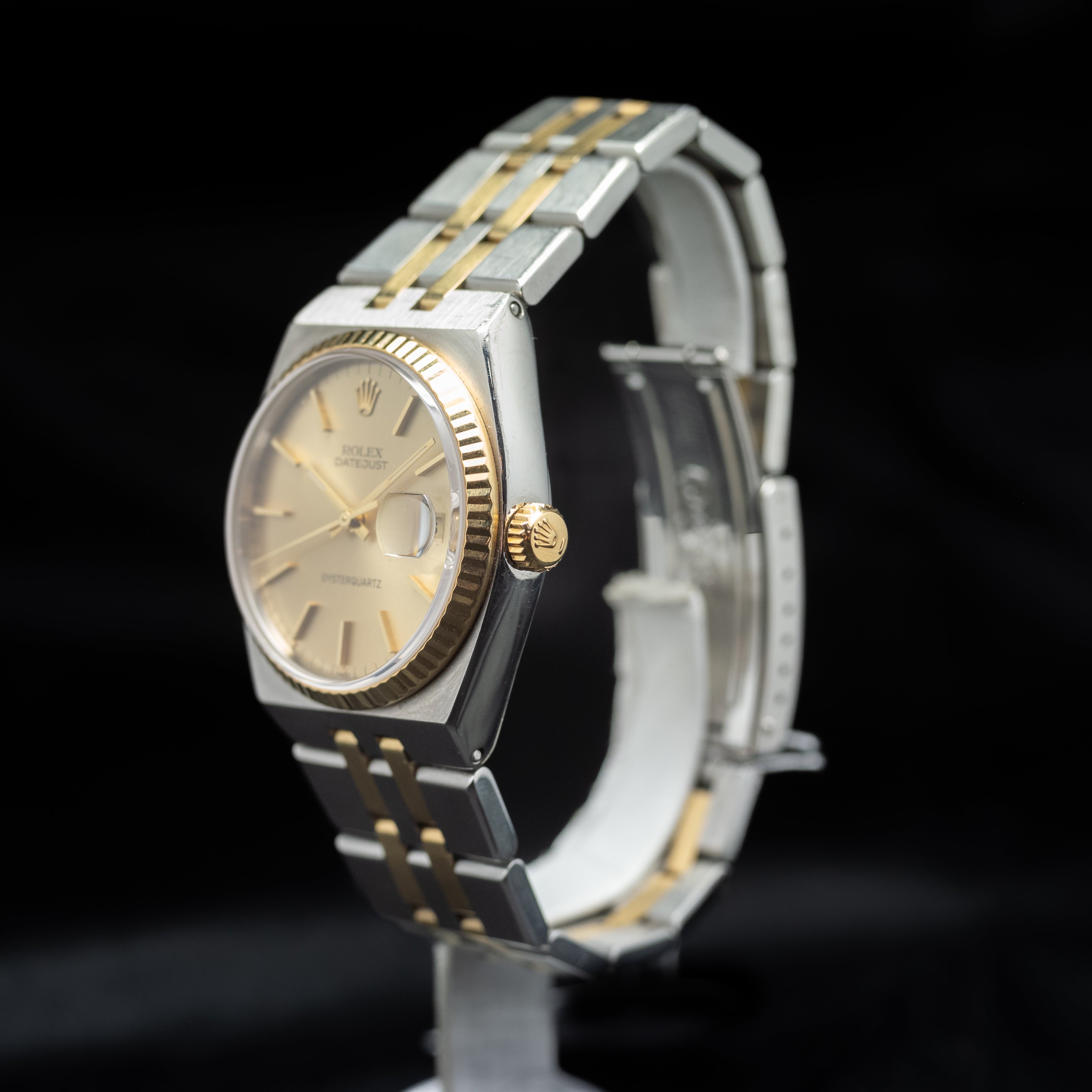 Rolex Datejust Oysterquartz or et acier ref.17013 - L'Atelier du Temps