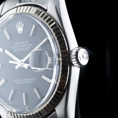 Rolex Datejust 1601 «Black Dial» (1969)