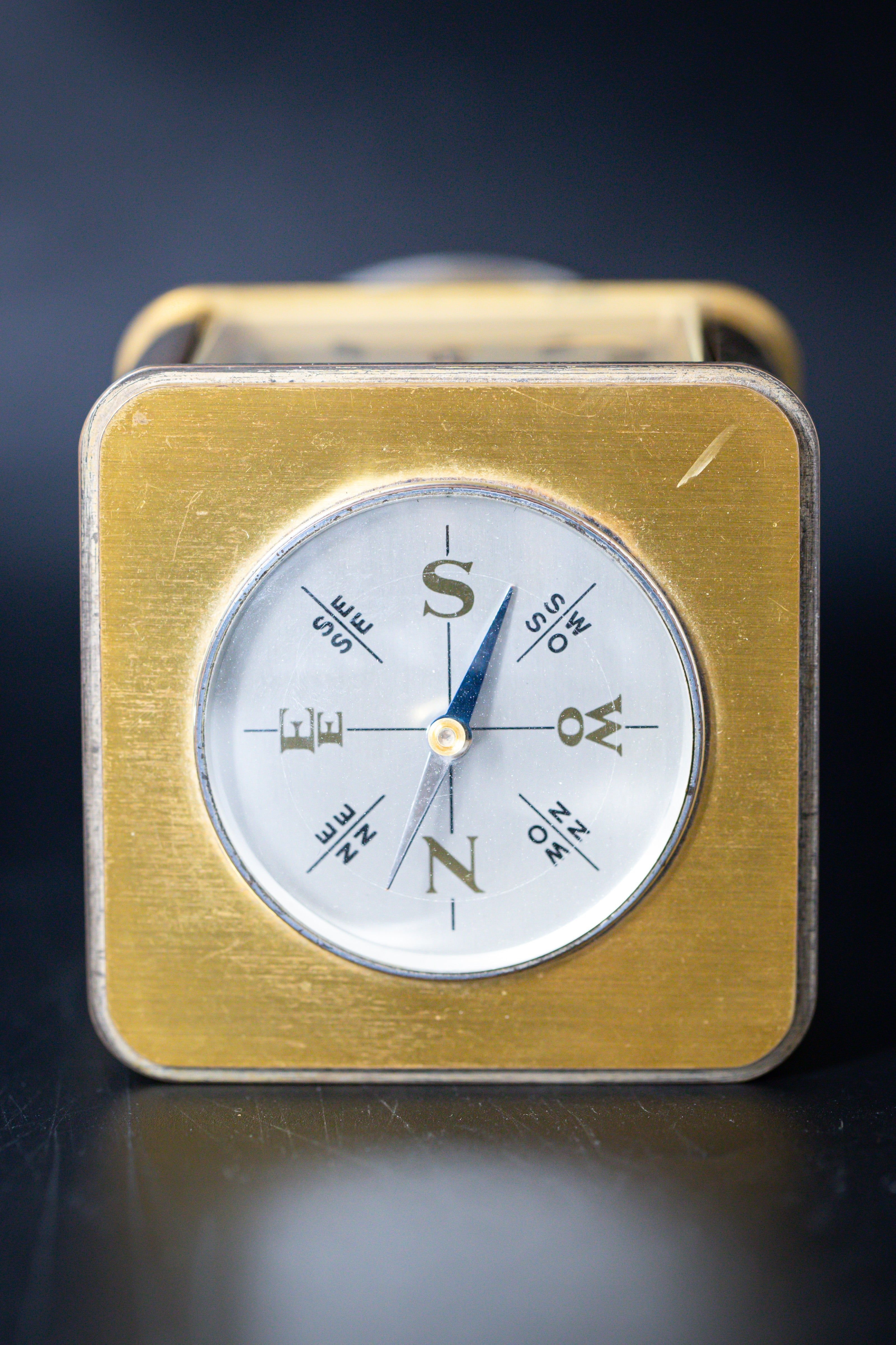 Pendulette Angélus Météo Plaqué Or - L'Atelier du Temps