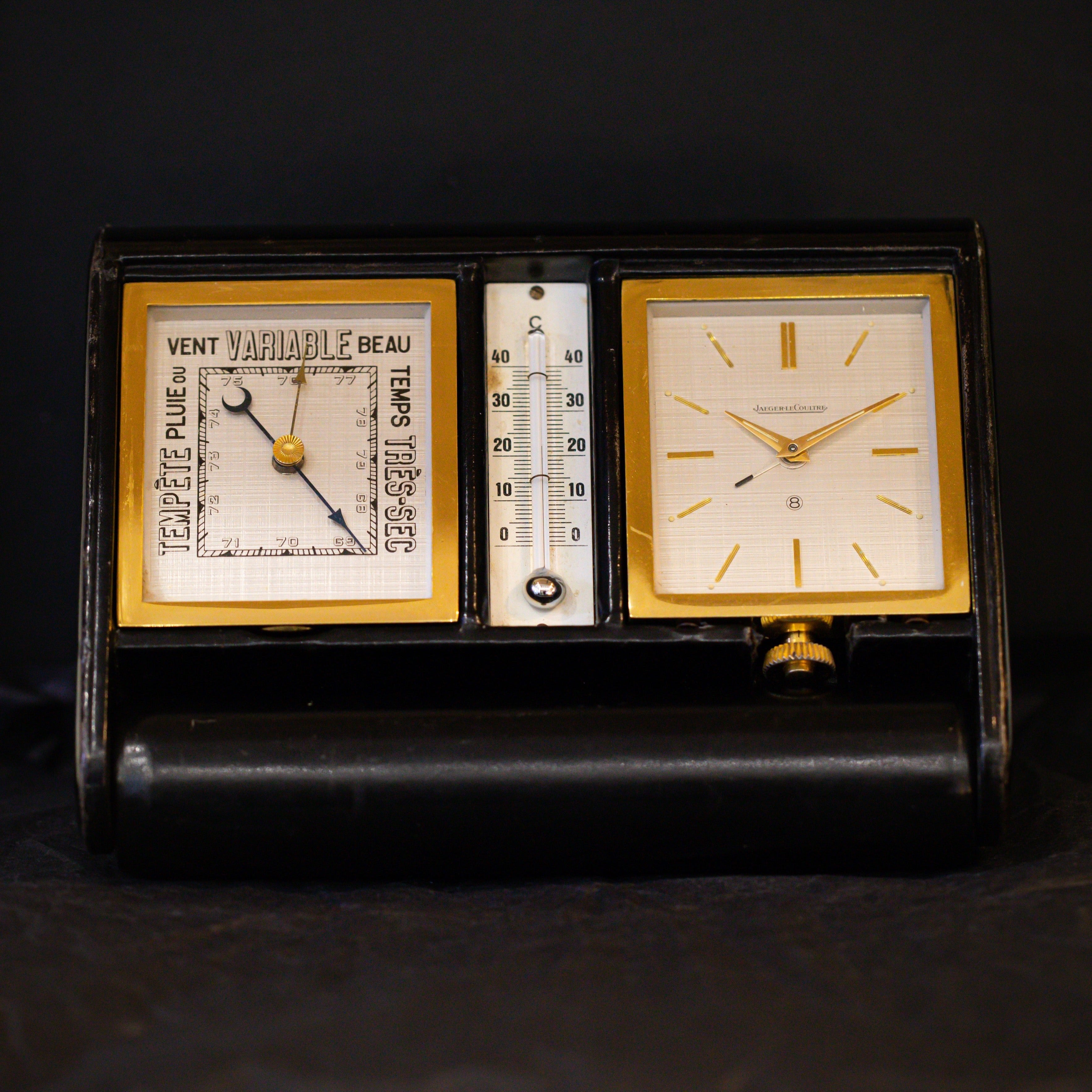 Pendulette Station Météo Jaeger-Lecoultre - L'Atelier du Temps