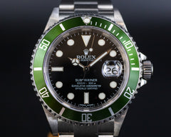 Rolex Submariner anniversaire "Kermit" - L'Atelier du Temps