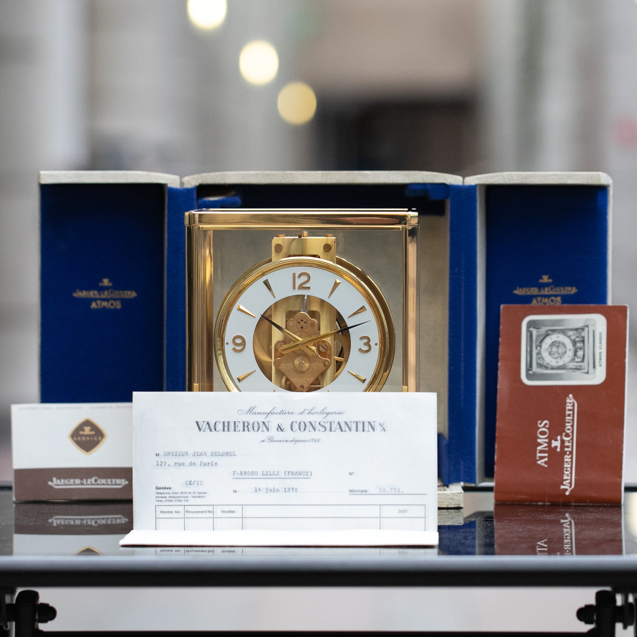 Pendule Atmos Jaeger-LeCoultre - L'Atelier du Temps