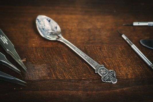 Cuillère en Argent et ancre Marine Rolex - L'Atelier du Temps