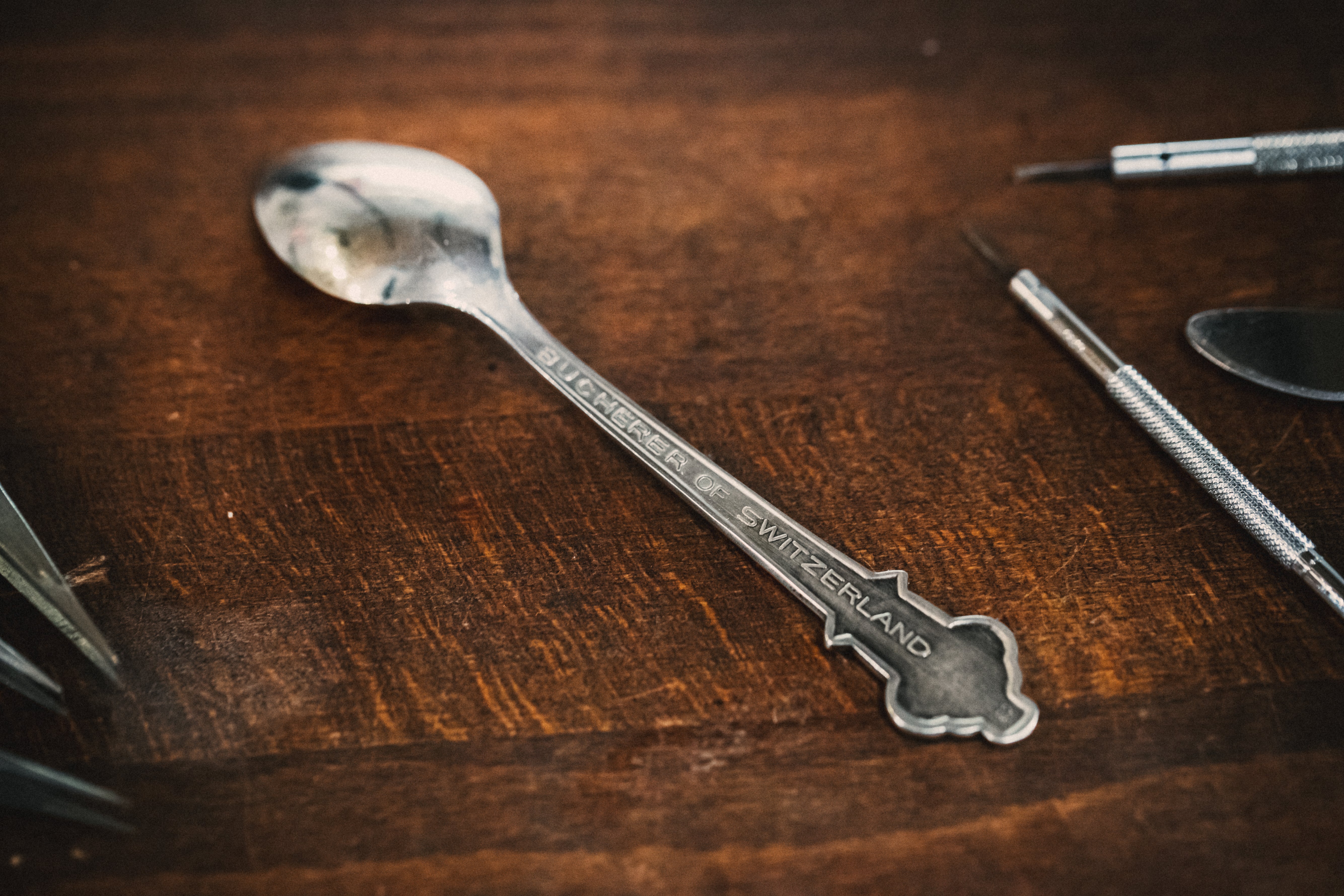 Cuillère en Argent et ancre Marine Rolex - L'Atelier du Temps