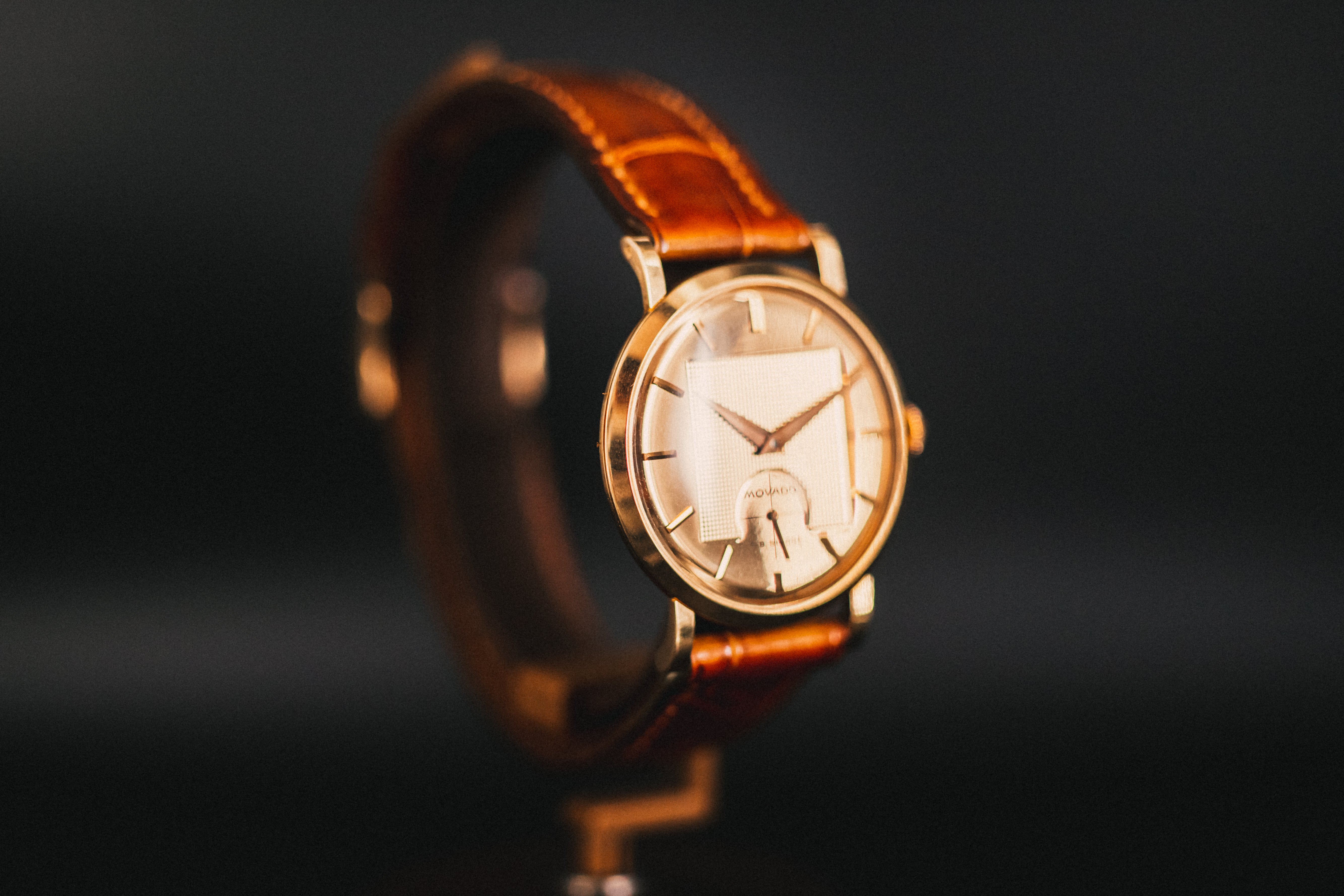 Movado Calatrava - Or Rose - L'Atelier du Temps