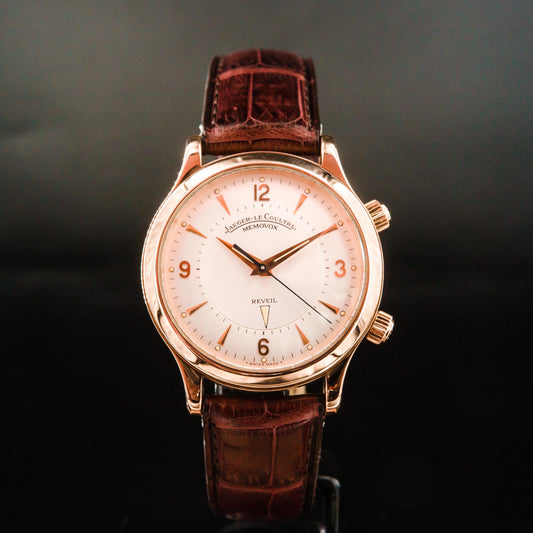 Jaeger LeCoultre Memovox Master Control Or Rose - L'Atelier du Temps