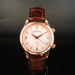 Jaeger LeCoultre Memovox Master Control Or Rose - L'Atelier du Temps