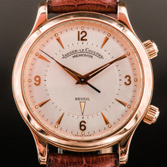 Jaeger LeCoultre Memovox Master Control Or Rose - L'Atelier du Temps