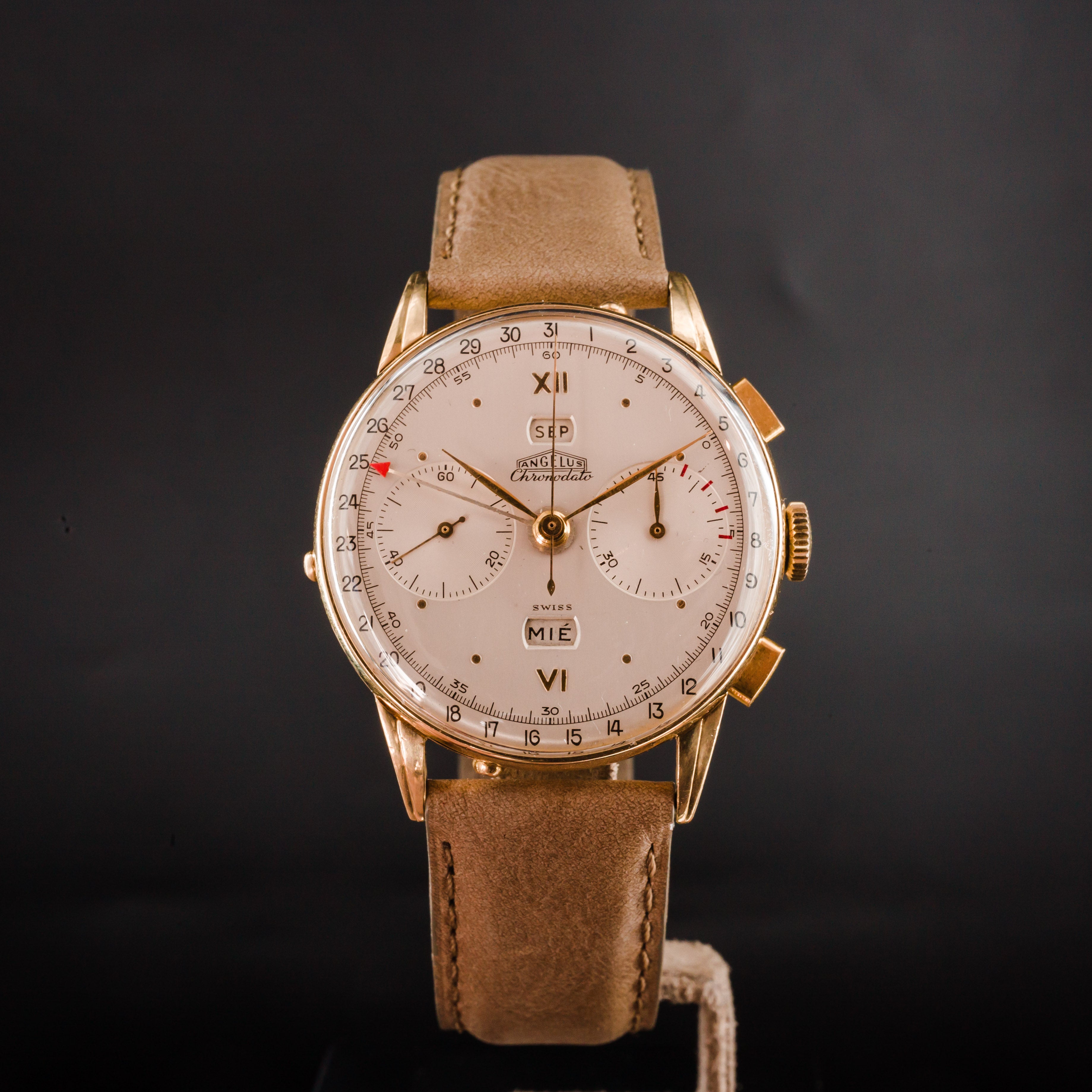 Angelus Chronodato Or - Triple Date - L'Atelier du Temps