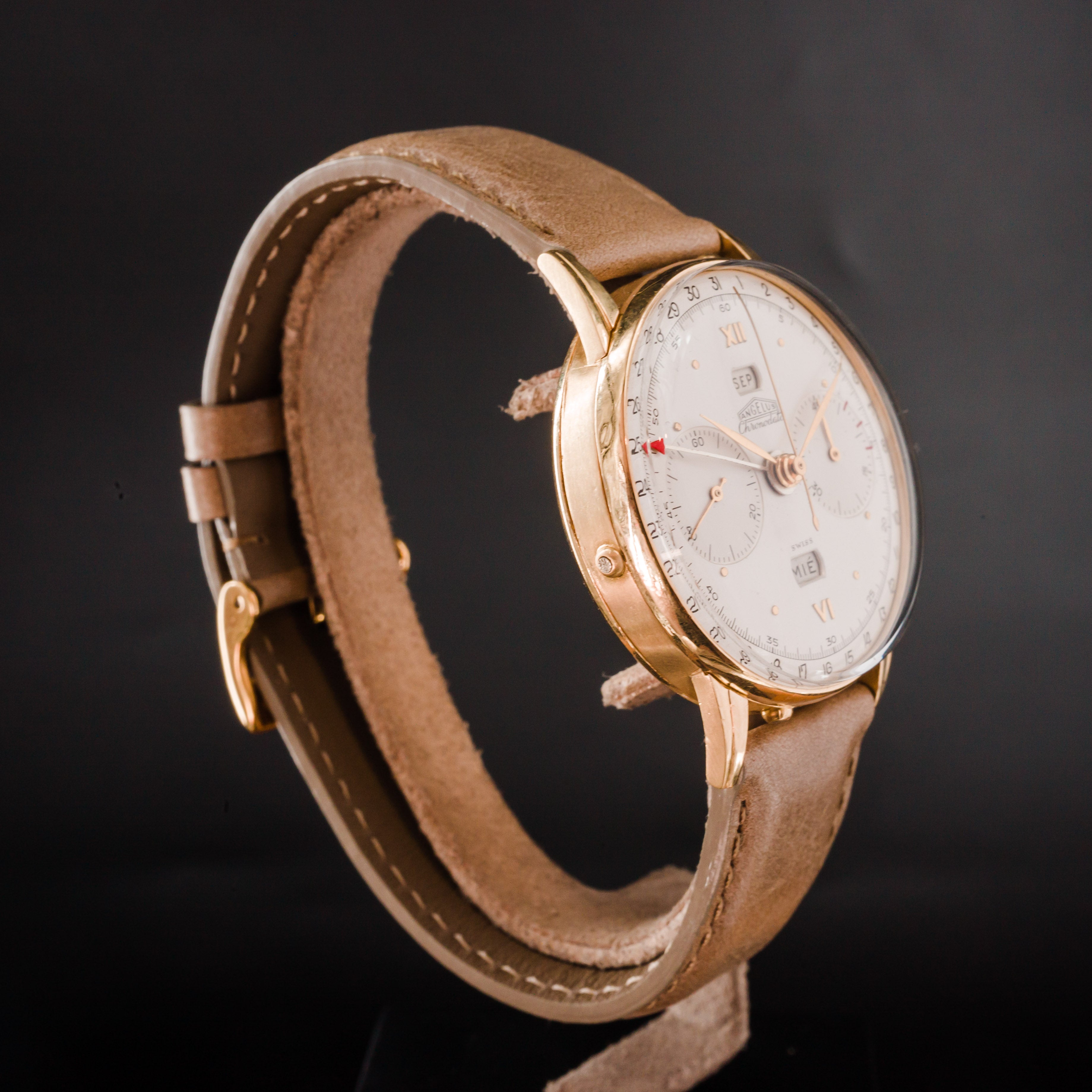 Angelus Chronodato Or - Triple Date - L'Atelier du Temps