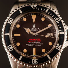 Rolex Sea-Dweller Double Red Cadran Tropical - L'Atelier du Temps