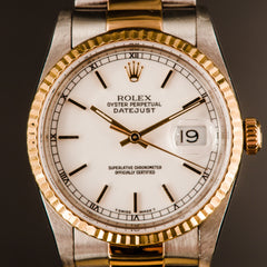 Rolex Oyster Perpetual Datejust Or Acier - Full set - L'Atelier du Temps