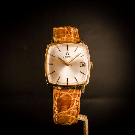 Omega TV screen Automatique boitier Or - L'Atelier du Temps