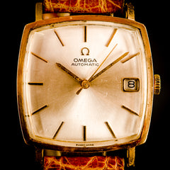 Omega TV screen Automatique boitier Or - L'Atelier du Temps