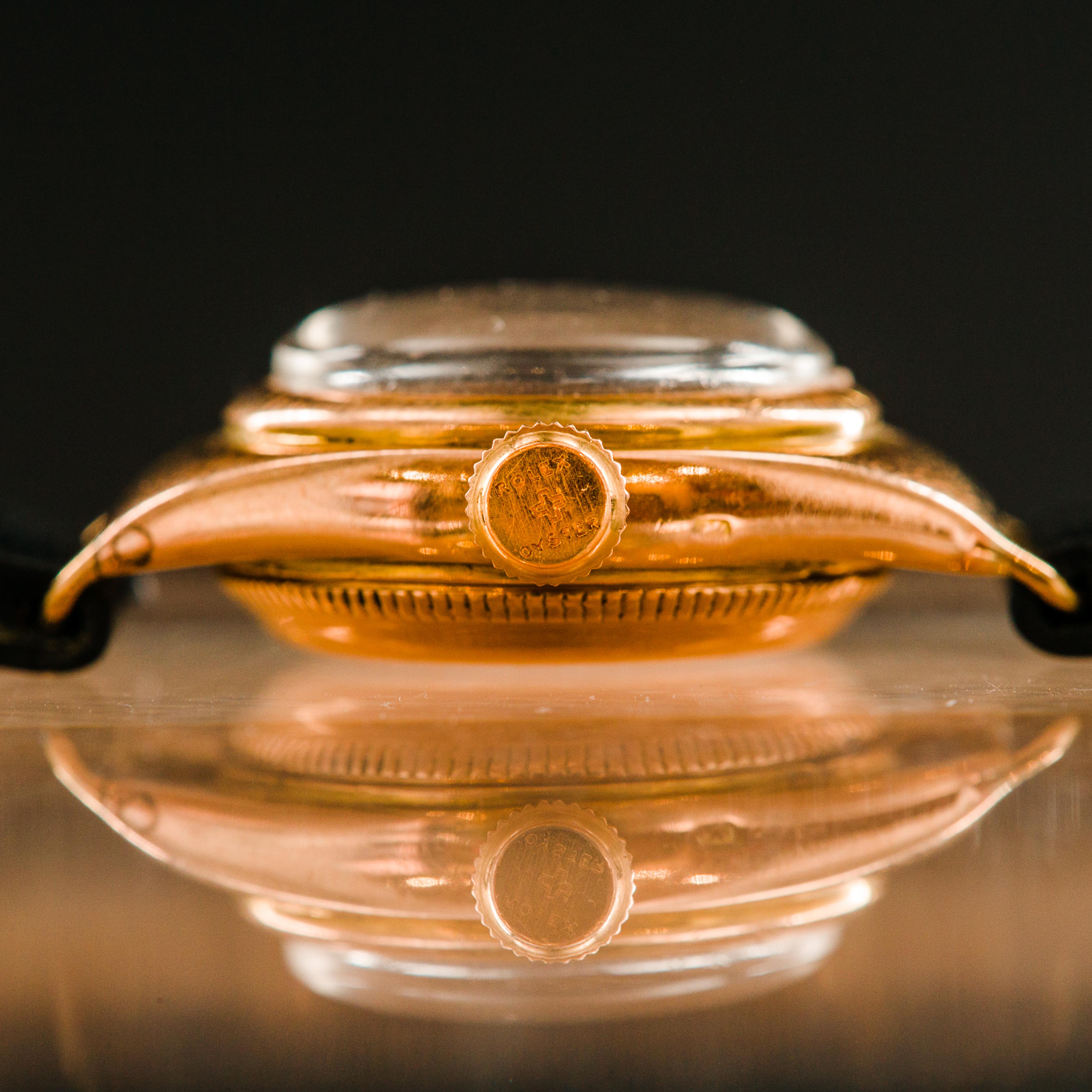 Rolex Oyster Bubbleback Lady - Boitier Or - L'Atelier du Temps