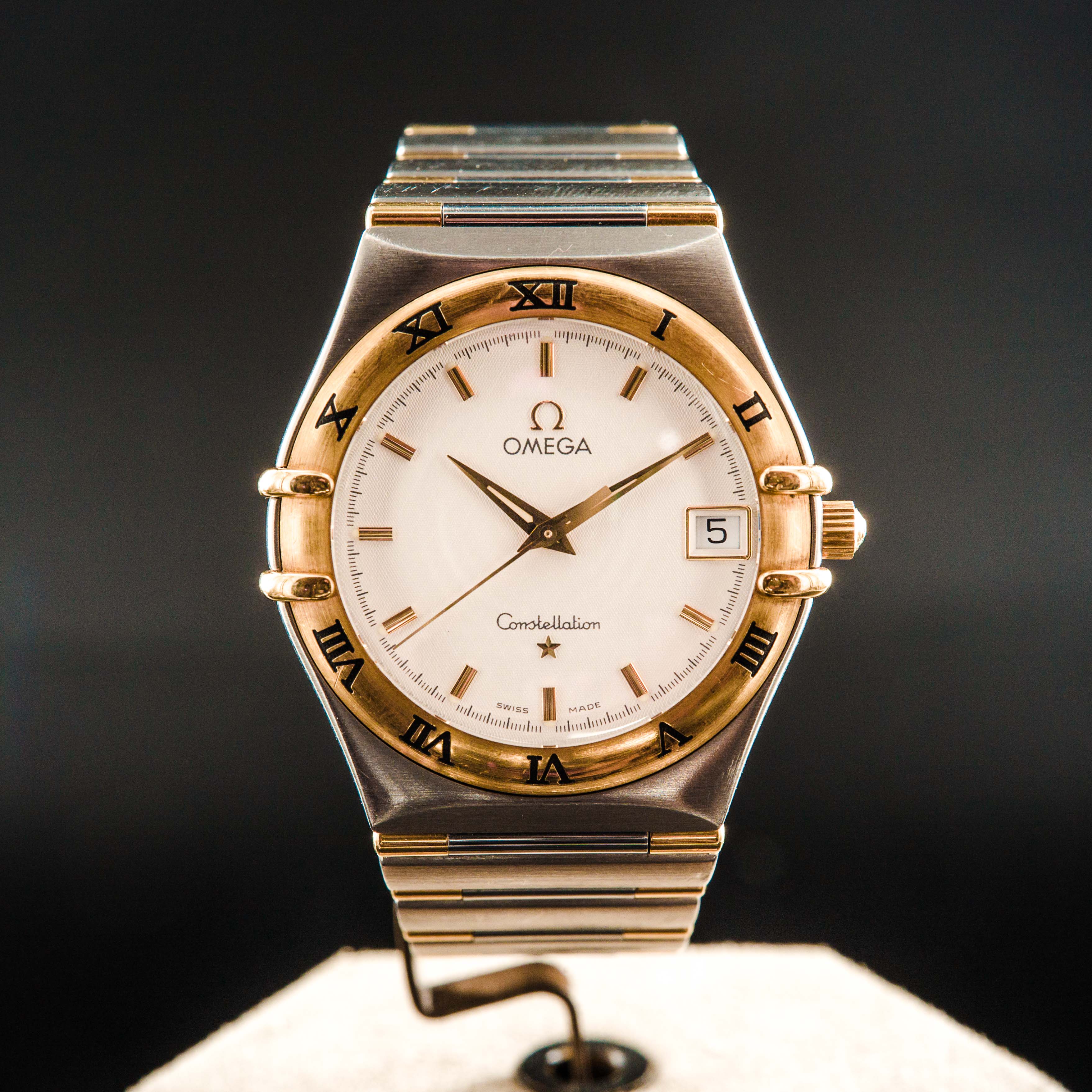 Omega Constellation Manhattan Date - Or & Acier - 1998 - L'Atelier du Temps