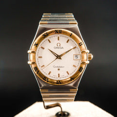 Omega Constellation Manhattan Date - Or & Acier - 1998 - L'Atelier du Temps