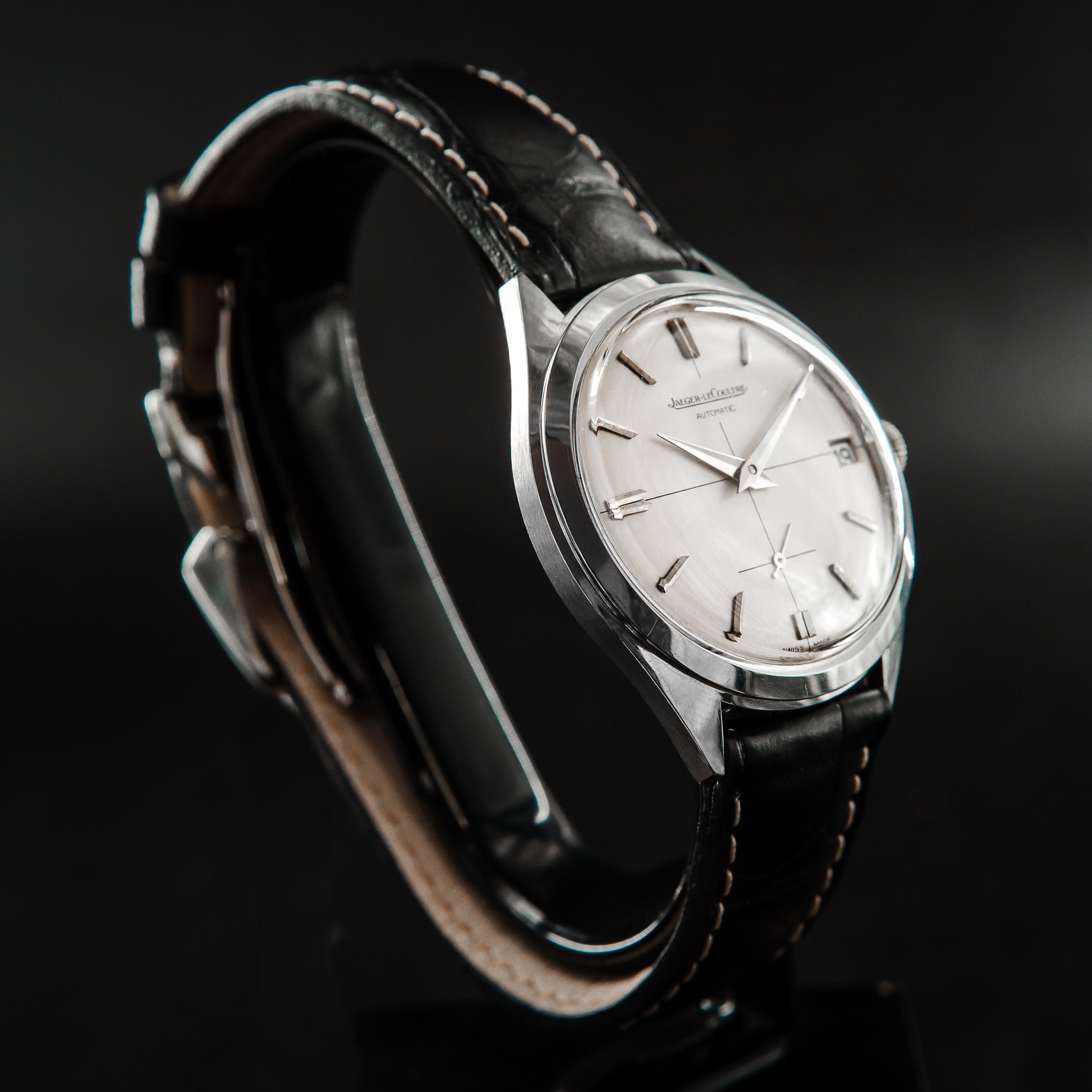 Jaeger LeCoultre Calatrava Bumper automatique & date roulette - L'Atelier du Temps