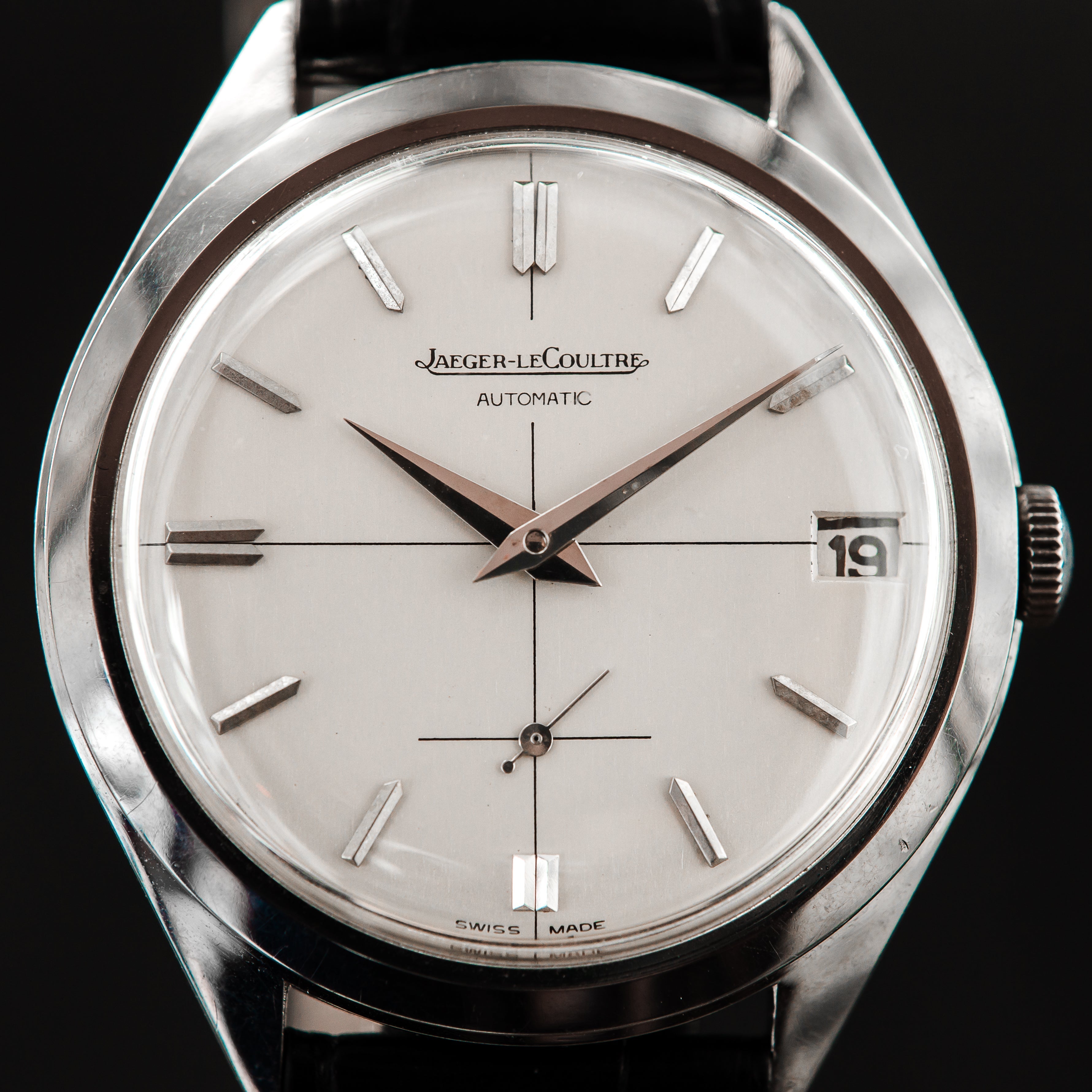 Jaeger LeCoultre Calatrava Bumper automatique & date roulette - L'Atelier du Temps