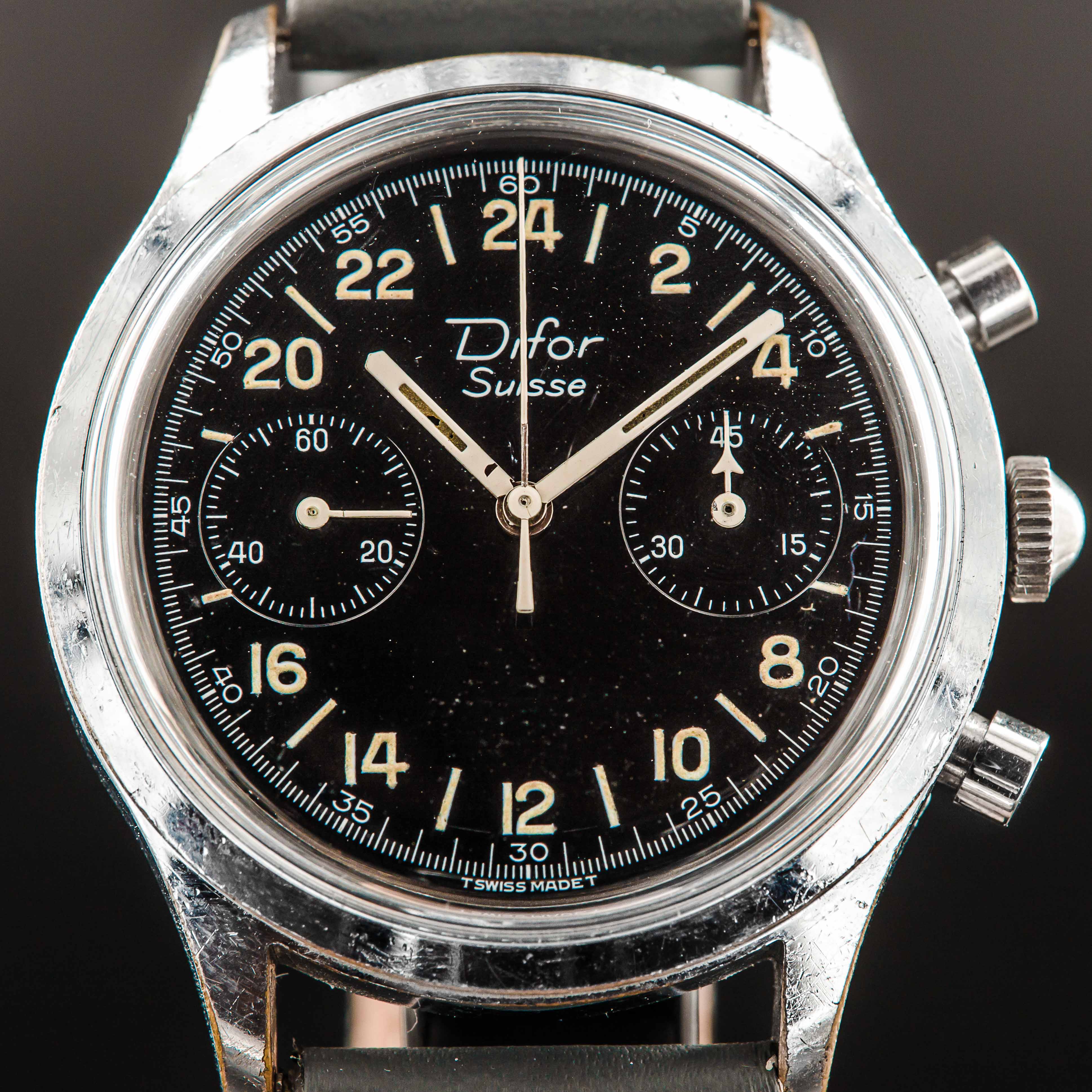 Chronographe Difor 24 heures - L'Atelier du Temps