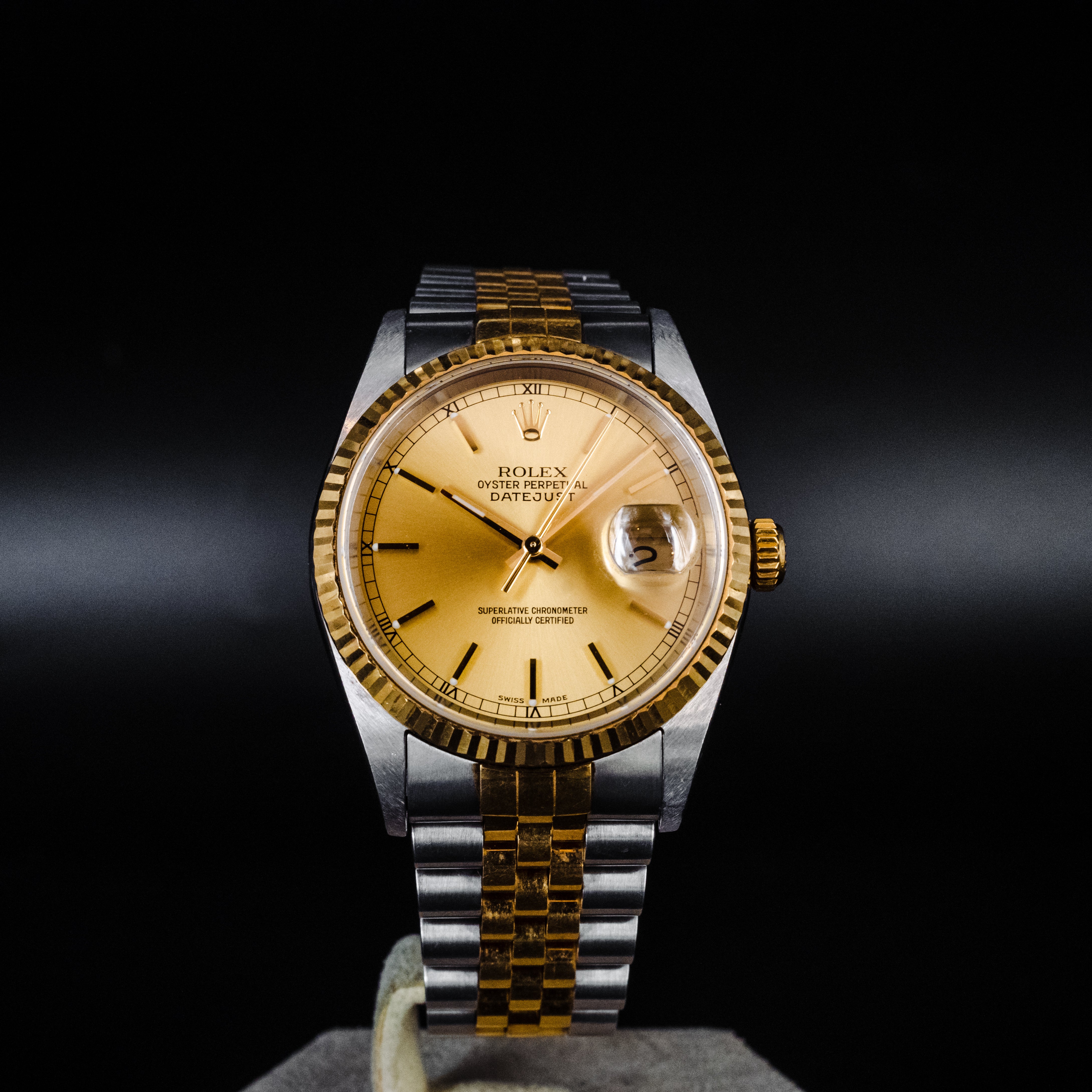 Rolex Datejust Or et acier - L'Atelier du Temps