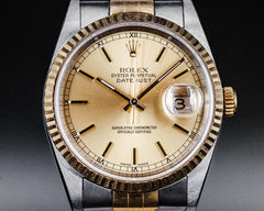 Rolex Datejust Or et acier - L'Atelier du Temps