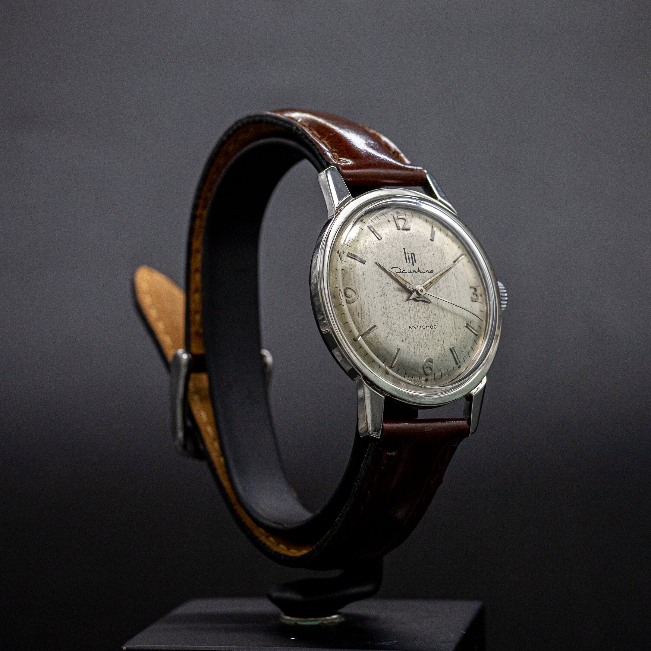 Lip Dauphine cadran silver - L'Atelier du Temps