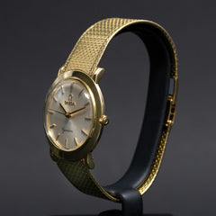 Oméga Genève Soucoupe bracelet en or 15752 SC - L'Atelier du Temps
