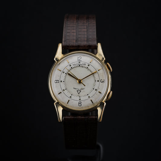 Lecoultre memovox plaqué or
