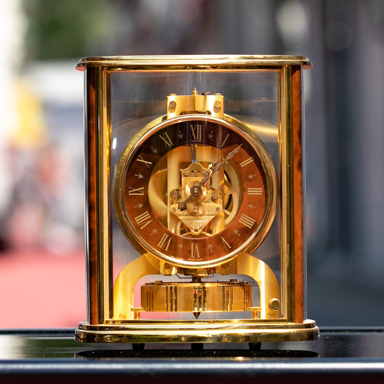 Pendule Jaeger-LeCoultre Atmos "Hermès" - L'Atelier du Temps
