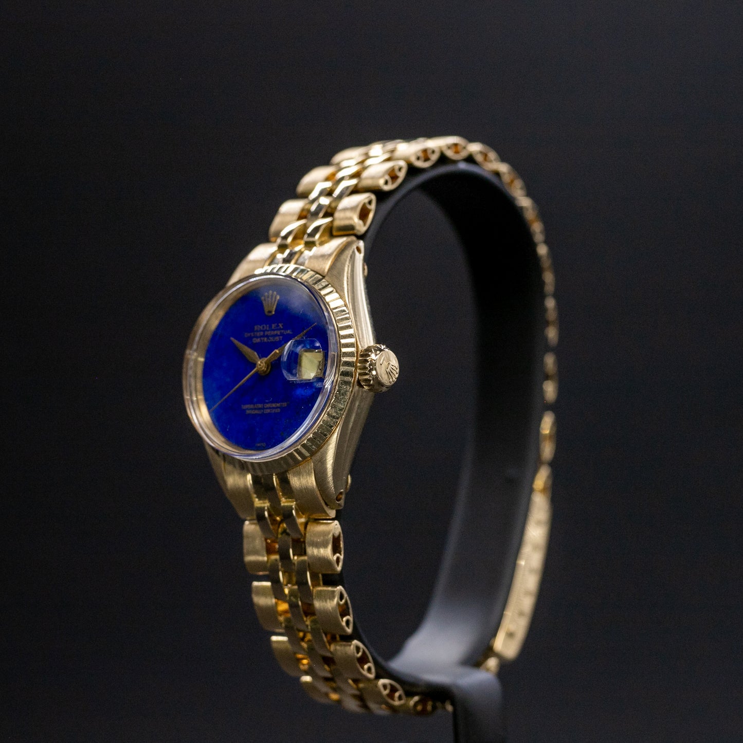 Rolex Datejust Lady en Or jaune Cadran Lapis Lazuli